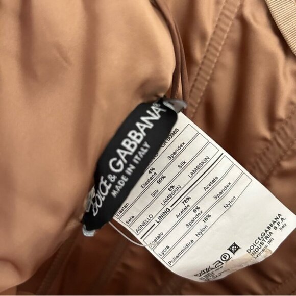 Vintage Dolce & Gabbana F/W 2007 Silver Zipper Dress sz 46 - Picture 15 of 16